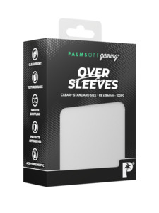 Palms Off - Premium Oversleeves (100PC) (Standard Sized) Clear