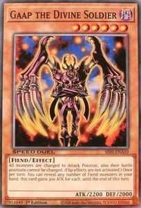 Speed Duel Starter Decks Twisted Nightmares: Gaap the Divine Soldier [SS05-ENA10] Common