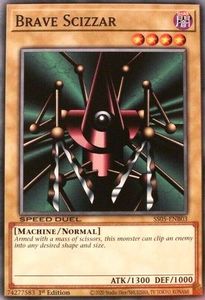 Speed Duel Starter Decks Twisted Nightmares: Brave Scizzar [SS05-ENB03] Common