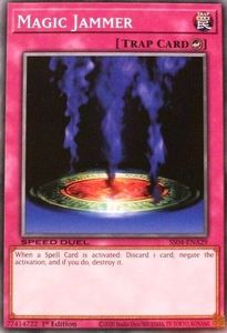 Speed Duel Starter Decks Match Of The Millennium Tcg Collector Nz: Magic Jammer [SS04-ENA29] Common