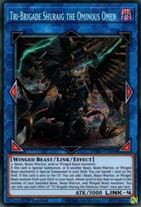 Phantom Rage Tcg Collector Nz: Tri-Brigade Shuraig the Ominous Omen [PHRA-EN048] Secret Rare