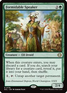 Mtg Singles Instock: Formidable Speaker (ECL-176) - Lorwyn Eclipsed Foil