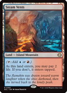 Steam Vents (ECL-267) - Lorwyn Eclipsed Foil