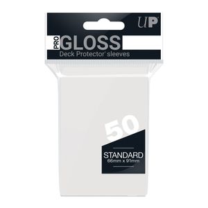 Card Sleeves Standard Sized Tcg Collector Nz: Ultra Pro - Gloss Deck Protector Sleeves - Clear (50 pc) (Standard Sized)