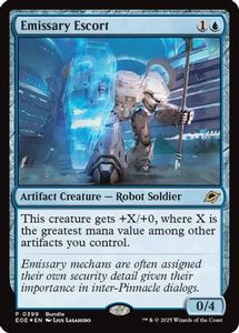 Mtg Singles Instock: Emissary Escort (EOE Bundle) (UMP-399) - Unique and Miscellaneous Promos Foil