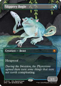 Mtg Singles Instock: Slippery Bogle (Borderless) (SPG-144) - Special Guests