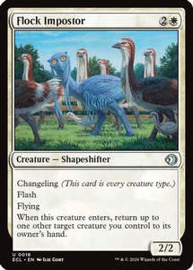Mtg Singles Instock: Flock Impostor (ECL-016) - Lorwyn Eclipsed