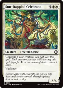 Sun-Dappled Celebrant (ECL-037) - Lorwyn Eclipsed