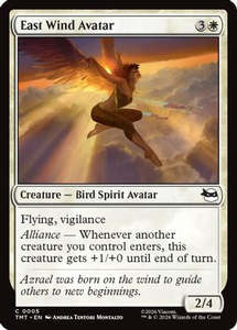 Mtg Singles Instock: East Wind Avatar (TMT-005) - Teenage Mutant Ninja Turtles Foil