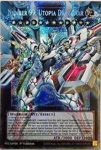 Number 99: Utopia Dragonar (Extended Art) [RA05-EN144] Starlight Rare