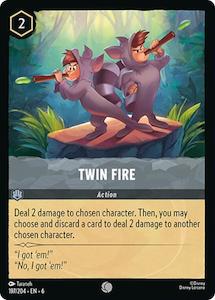 Lorcana Single: Twin Fire (197/204) [Azurite Sea]