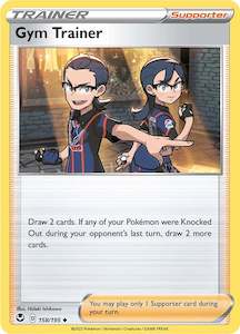 Pokemon Singles Instock: Gym Trainer (158/195) [Sword & Shield: Silver Tempest]