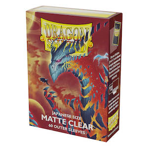 Tcg Accessories: Dragon Shield Matte Outer Sleeves - Japanese Size (60ct) - Clear