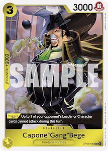 In Stock: Capone"Gang"Bege (OP04-100) (Reprint) [Premium Booster -The Best-]