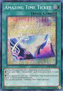 Lightning Overdrive: Amazing Time Ticket [LIOV-EN056] Secret Rare