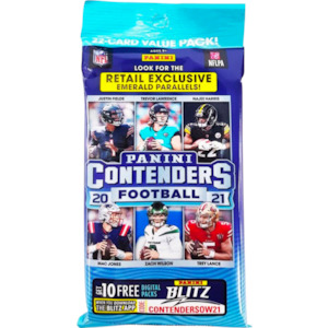 Sports Cards: Panini Contenders Football 2020-21 (Hobby) Fat Pack