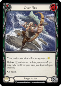 Flesh And Blood Tales Of Aria Unlimited Edition: Over Flex (Red) [U-ELE219] (Tales of Aria Unlimited)  Unlimited Rainbow Foil