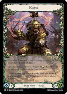 Flesh And Blood Heavy Hitters Singles: Kayo // Rhinar [HVY002 // HVY004] (Heavy Hitters)