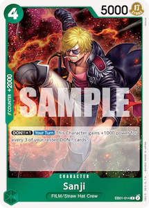 One Piece Card Game Memorial Collection Extra Booster Eb 01 Singles: Sanji [Extra Booster: Memorial Collection]