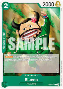 One Piece Card Game Memorial Collection Extra Booster Eb 01 Singles: Blueno [Extra Booster: Memorial Collection]