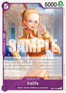 One Piece Card Game Memorial Collection Extra Booster Eb 01 Singles: Kalifa [Extra Booster: Memorial Collection]