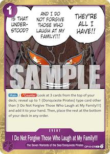 I Do Not Forgive Those Who Laugh at My Family!!! [Royal Blood]