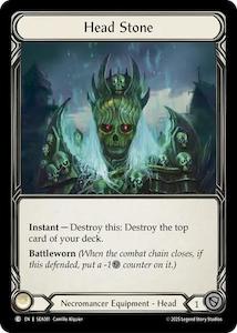 Head Stone (Treasure) [SEA081] (High Seas)  Cold Foil