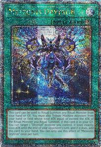 Yugioh Singles Instock: Meteonis Drytron [RA04-EN096] Quarter Century Secret Rare