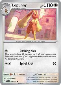 Pokemon Singles Instock: Lopunny (108/132) [Mega Evolution: Base Set]
