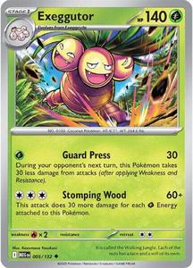 Pokemon Singles Instock: Exeggutor (005/132) [Mega Evolution: Base Set]