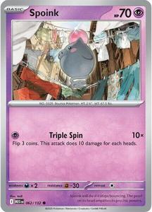 Pokemon Singles Instock: Spoink (062/132) [Mega Evolution: Base Set]