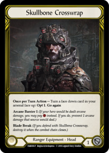 Flesh And Blood Singles All: Skullbone Crosswrap [FAB009-P] (Promo)  1st Edition Cold Foil - Golden