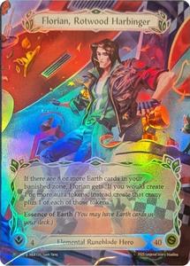 Flesh And Blood Singles All: Florian, Rotwood Harbinger [HER158] (Promo)  Rainbow Foil