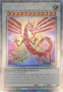 Yugioh Singles Instock: Crimson Dragon (card) [RA04-EN061] Platinum Secret Rare