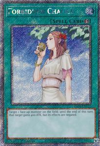 Yugioh Singles Instock: Forbidden Chalice [RA04-EN137] Platinum Secret Rare