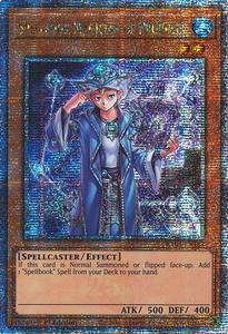 Yugioh Singles Instock: Spellbook Magician of Prophecy [RA04-EN183] Quarter Century Secret Rare