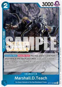 One Piece Promotion Cards: Marshall.D.Teach (Judge Pack Vol. 7) [One Piece Promotion Cards]