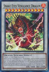Yugioh Singles Instock: Snake-Eyes Vengeance Dragon [ALIN-EN040] Ultra Rare
