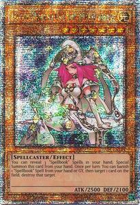 Yugioh Singles Instock: High Priestess of Prophecy [RA04-EN184] Quarter Century Secret Rare
