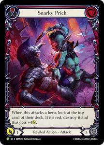 Flesh And Blood Singles All: Snarky Prick [GEM139] (GEM Pack 4)  Rainbow Foil