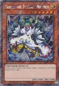 Yugioh Singles Instock: Zaborg the Thunder Monarch [RA04-EN125] Platinum Secret Rare