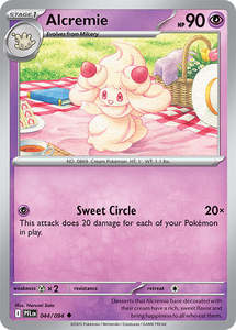Pokemon Singles Instock: Alcremie (044/094) (Reverse Holo) [Mega Evolution: Phantasmal Flames]