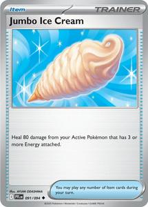 Pokemon Singles Instock: Jumbo Ice Cream (091/094) [Mega Evolution: Phantasmal Flames]