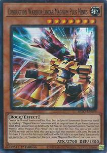 Yugioh Singles Instock: Conduction Warrior Linear Magnum Plus Minus [BPRO-EN099] Super Rare