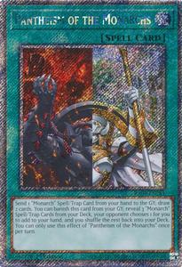 Yugioh Singles Instock: Pantheism of the Monarchs [RA04-EN261] Platinum Secret Rare
