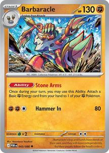 Pokemon Singles Instock: Barbaracle (043/088) [Mega Evolution: Perfect Order]