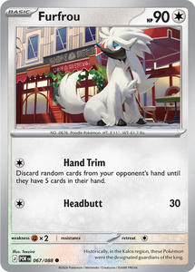 Pokemon Singles Instock: Furfrou (067/088) [Mega Evolution: Perfect Order]