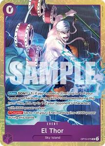 One Piece Promotion Cards: El Thor (Premium Card Collection -Best Selection Vol. 6-) [One Piece Promotion Cards]