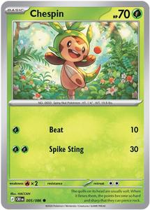 Chespin (005/086) [Mega Evolution: Chaos Rising]