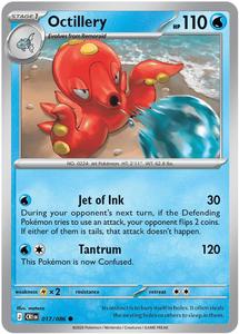 Pokemon Singles Instock: Octillery (017/086) [Mega Evolution: Chaos Rising]